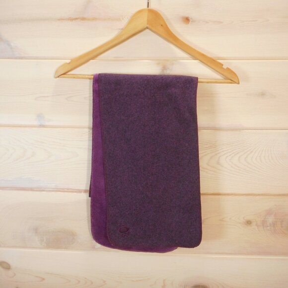 Mountain HardWear Fleece Winter Scarf Purple Embroidered Logo Lightweight - Picture 1 of 5